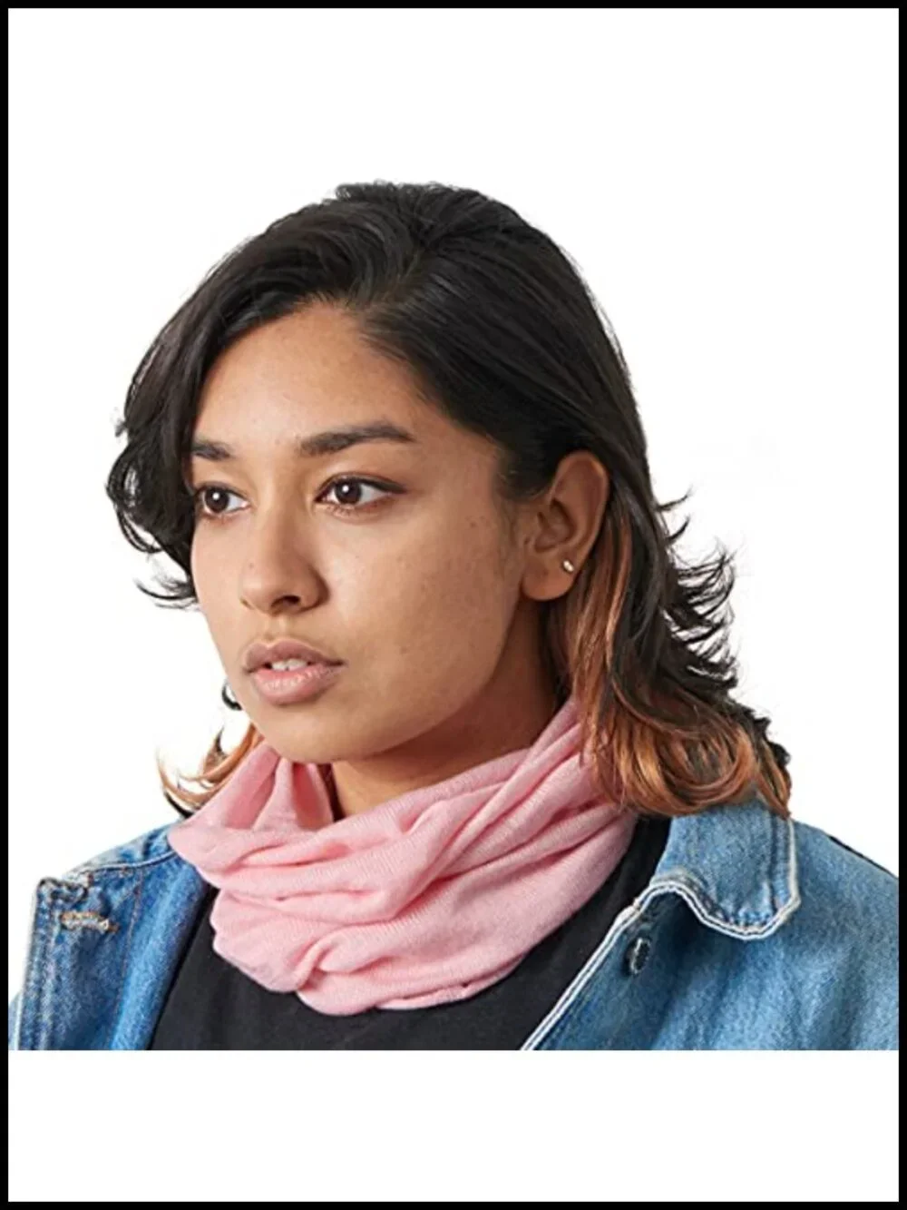 Silk Headband Scarf Neck Gaiter Reversible Beanie Chemo Hair Wrap Unisex